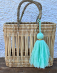 Handmade Large Wool Bag Tassels