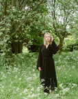 The Midnight Cloud Organic Cotton Robe: Long