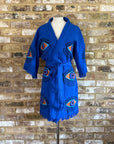 Organic Kimono in Blue: Short
