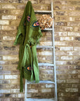 Organic Kimono in Khaki: Short