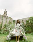 Matcha Cloud Short Bridal Robe | Organic Cotton