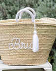 Handwoven Bride Straw Bag