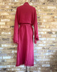LOOME EXCLUSIVE!! The Merlot Cloud Organic Cotton Robe: Long