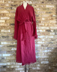 LOOME EXCLUSIVE!! The Merlot Cloud Organic Cotton Robe: Long