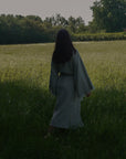 The Matcha Bridal Cloud Organic Cotton Robe: Long