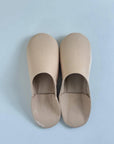 Handmade Moroccan Leather Babouche Slippers | Porridge